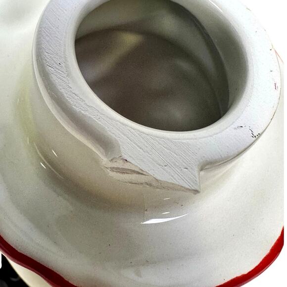 Fitz and Floyd 2005 'Frosty Folks Collection' Christmas Snowman Sleigh Teapot - Picture 9 of 11